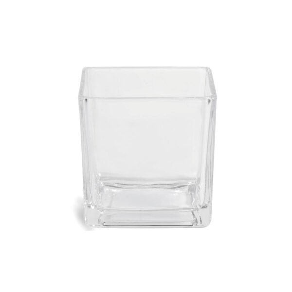 Nagy kocka váza 14 cm x 14 cm